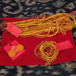 SJ Malia Glass Set - Yellow